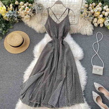 Load image into Gallery viewer, YuooMuoo Women Backless Flower Print Maxi Dress Bohemian Summer Sleeveless Long Beach Dress High Waist Chiffon Dress robe femme