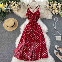 Load image into Gallery viewer, YuooMuoo Women Backless Flower Print Maxi Dress Bohemian Summer Sleeveless Long Beach Dress High Waist Chiffon Dress robe femme